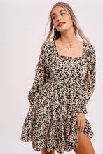 Load image into Gallery viewer, Leandra Floral Square Neck Dress