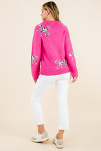 Load image into Gallery viewer, Chloe Pink Leopard Sweater