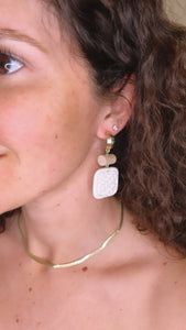Clay Hoop Earrings