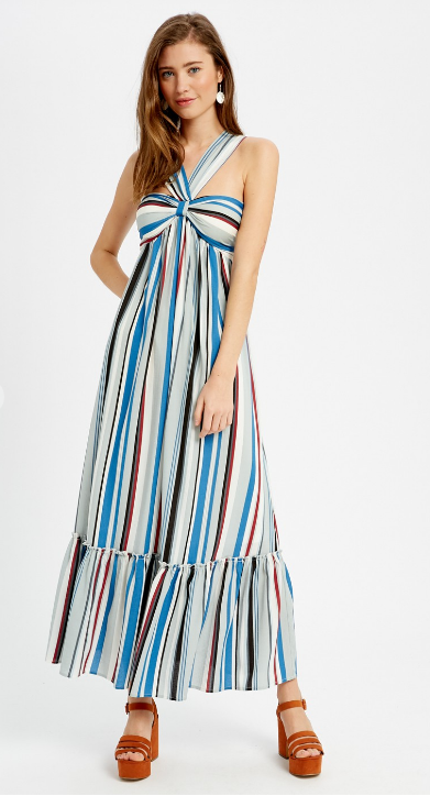 Ximena Striped Maxi Dress