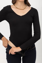 Load image into Gallery viewer, Whitney V Neck Bodysuit (Two Colors)