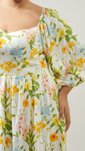 Laila Floral Midi Dress